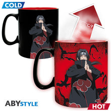 Naruto Shippuden hőre változó bögre Kakashi és Itachi mintával