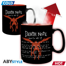 Death Note hőre változó bögre L és Light mintával