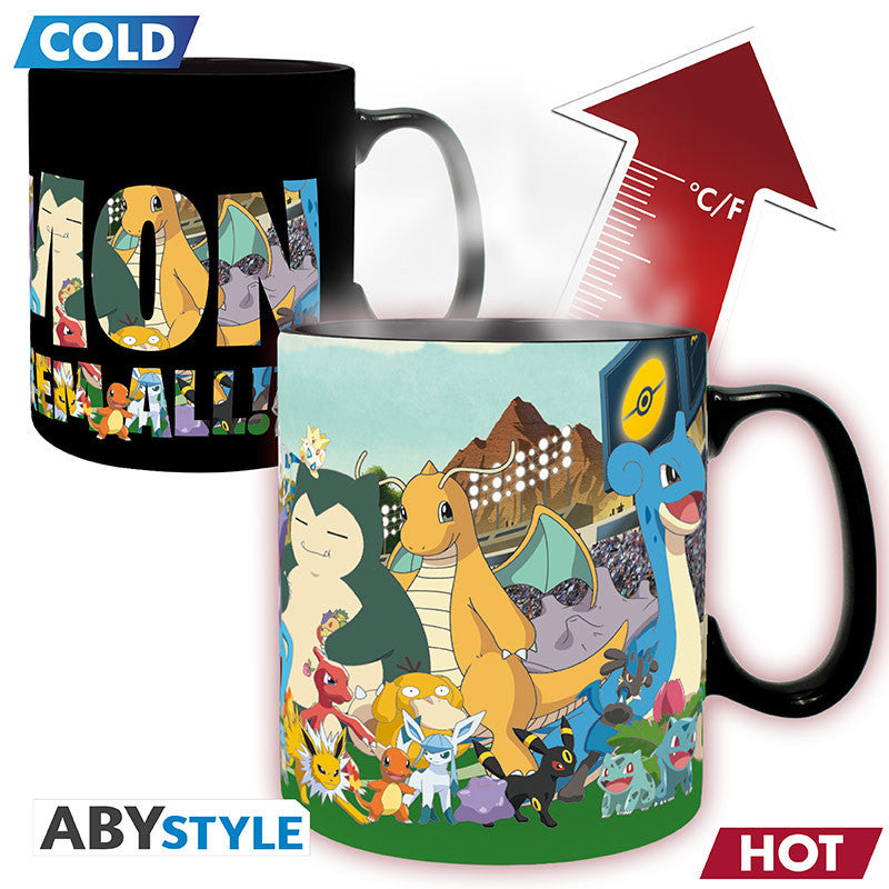 Pokémon hőre változó bögre 460 ml