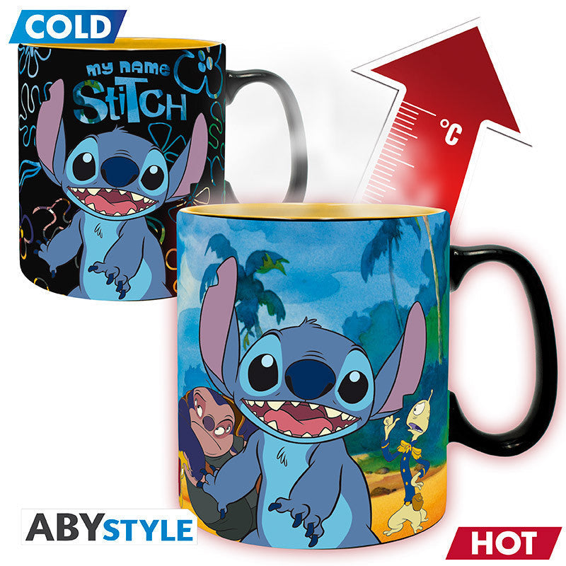 Disney Lilo & Stitch hőre változó bögre 460 ml