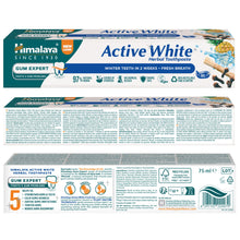 Himalaya Active White Fresh Gel herbal toothpaste 75ml tube