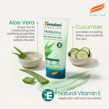 Himalaya Moisturizing Aloe Vera Face Wash 150ml tube
