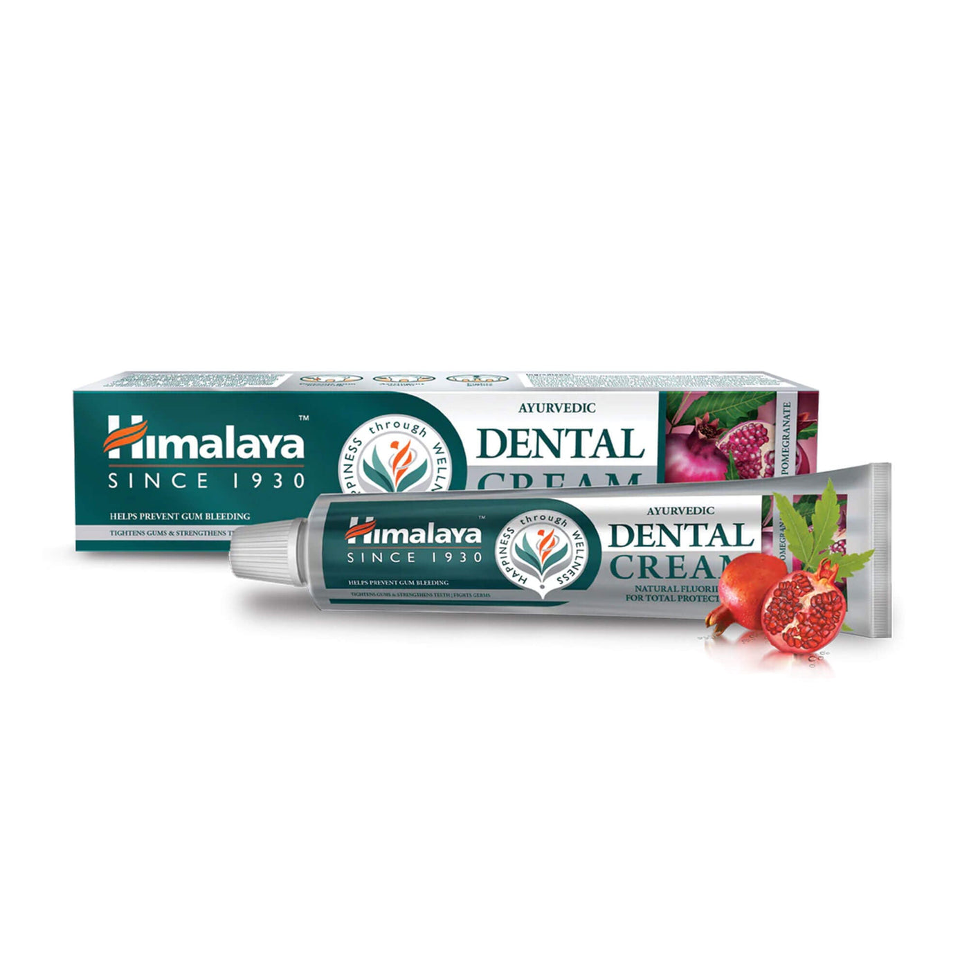 Himalaya Neem and Pomegranate Dental Cream herbal toothpaste 100g