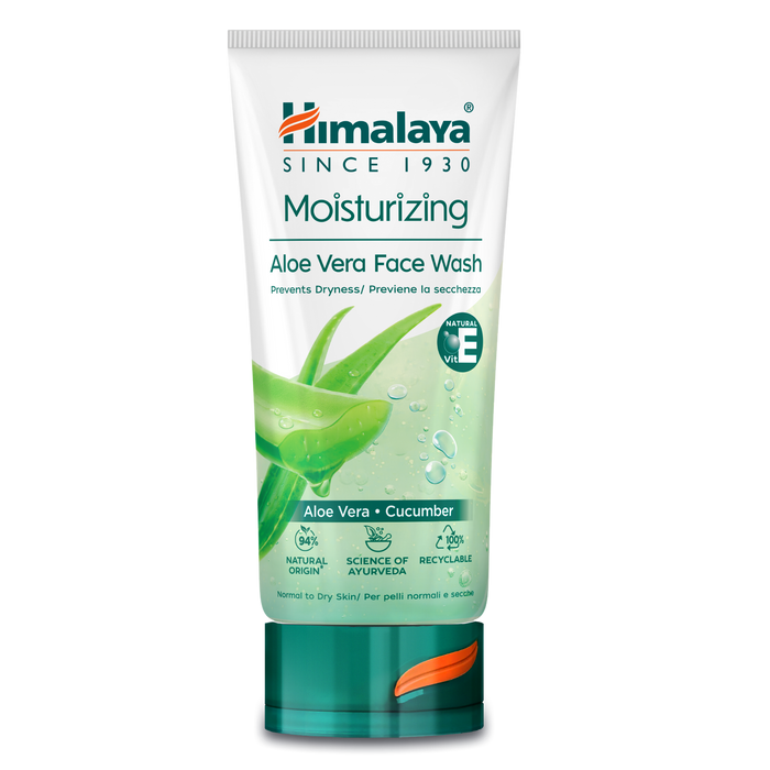 Himalaya Moisturizing Aloe Vera Face Wash 150ml tube