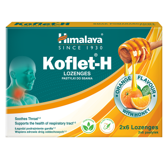 Himalaya Koflet-H Orange lozenges pack
