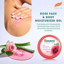 Himalaya Rose Face and Body Moisturizer Gel 300ml bottle