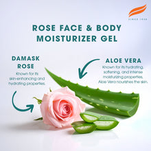 Himalaya Rose Face and Body Moisturizer Gel 300ml bottle