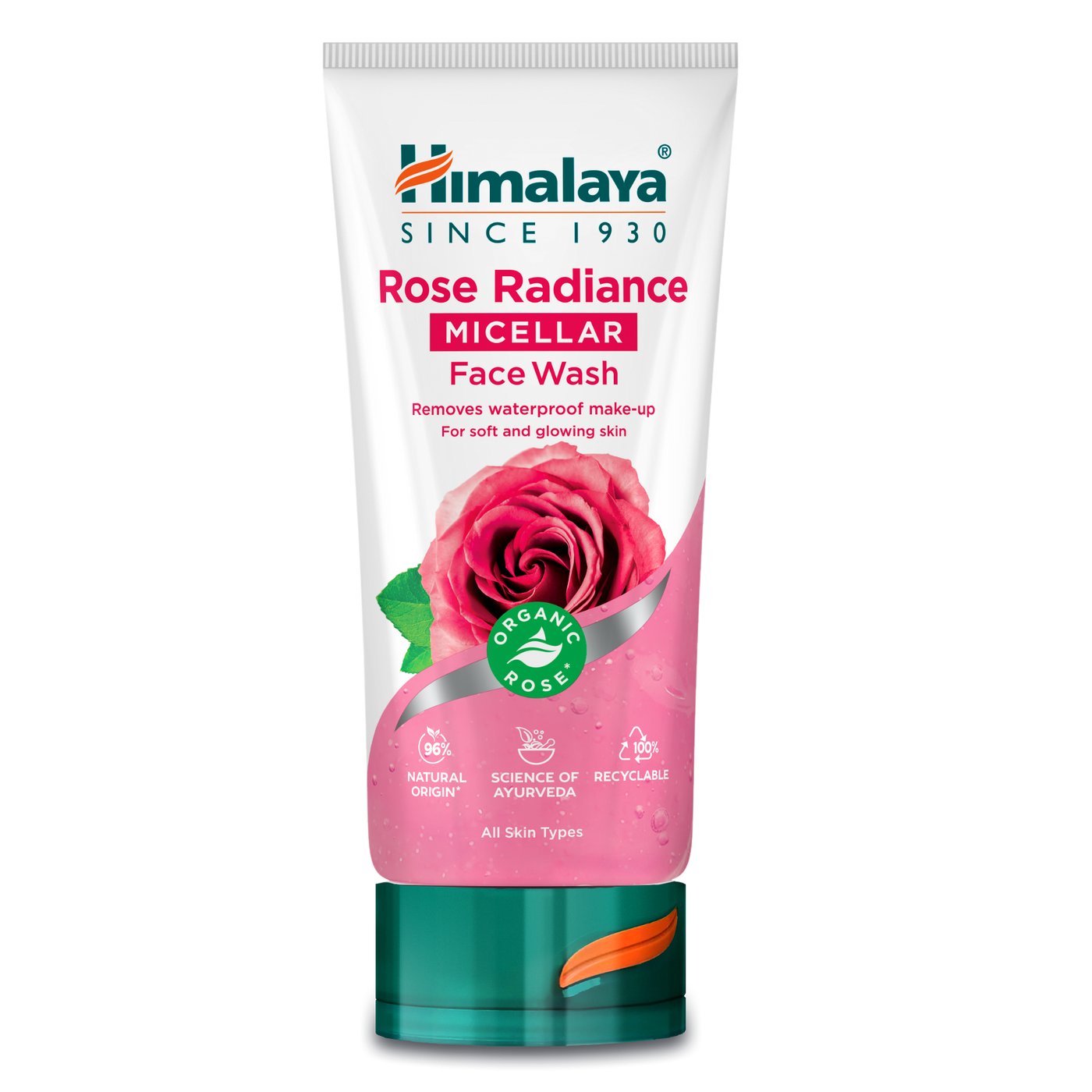 Himalaya Rose Radiance Micellar Face Wash 150ml tube