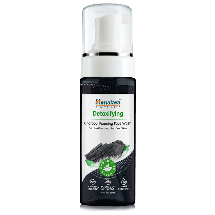Himalaya Detoxifying Charcoal Foaming Face Wash 150ml tube