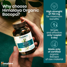 Himalaya Organic Bacopa Brahmi 60 caplets supplement bottle