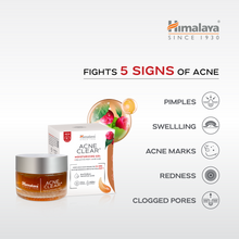 Himalaya Acne Clear+ Moisturizing Gel 50ml for acne-prone skin