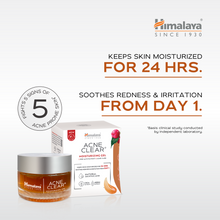 Himalaya Acne Clear+ Moisturizing Gel 50ml for acne-prone skin