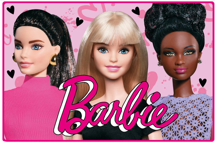 Barbie mintás fürdőszobai kilépő 80 x 120 cm