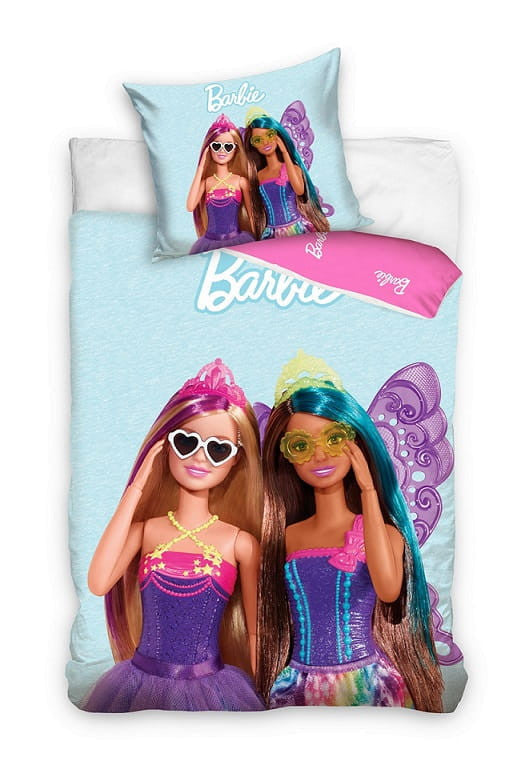Barbie Wings pamut ágyneműhuzat garnitúra