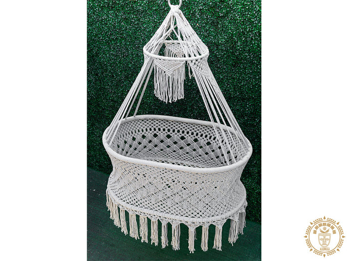 Cocoon Dreams cotton macramé baby hammock cradle