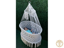 Cocoon Dreams cotton macramé baby hammock cradle