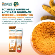 Himalaya Botanique turmeric and coconut oil whitening antiplaque toothpaste 113 g