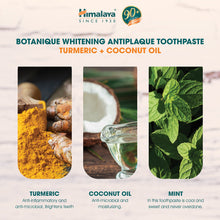 Himalaya Botanique turmeric and coconut oil whitening antiplaque toothpaste 113 g