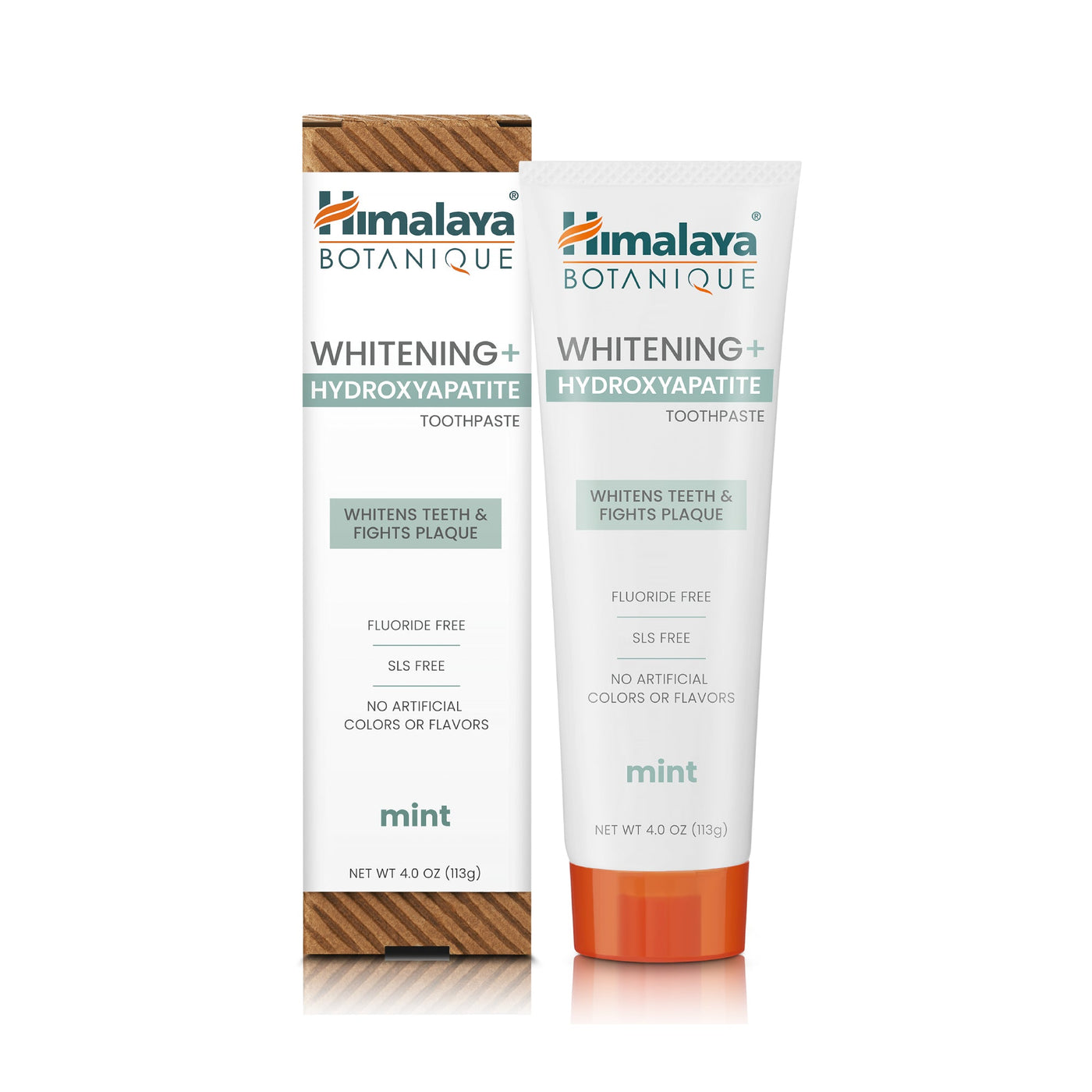 Himalaya Botanique Whitening Hydroxyapatite Toothpaste in mint flavour, 113g tube