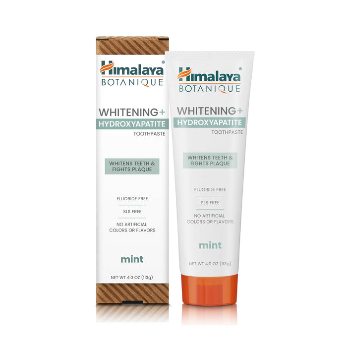 Himalaya Botanique Whitening Hydroxyapatite Toothpaste in mint flavour, 113g tube