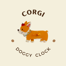 Dachshund-shaped acrylic wall clock for playful dog lover home decor