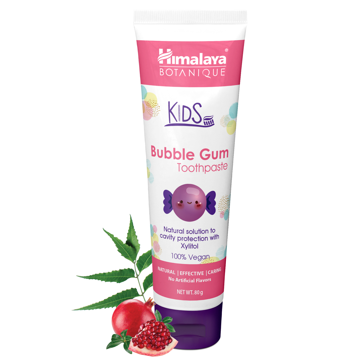 Himalaya Kids Bubble Gum Toothpaste 80g for children