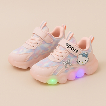 Rózsaszín gyerek LED sneaker buboréktalppal
