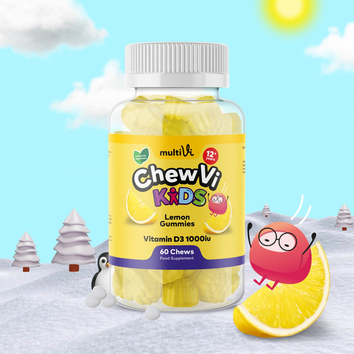 Vitamin D3 Gummies - Lemon Flavour (For Kids)-0
