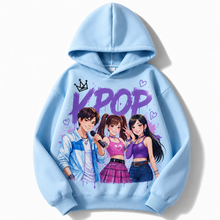 K-pop mintás gyerek pulóver