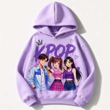 K-pop mintás gyerek pulóver