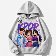 K-pop mintás gyerek pulóver
