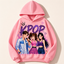 K-pop mintás gyerek pulóver