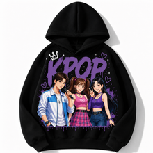 K-pop mintás gyerek pulóver