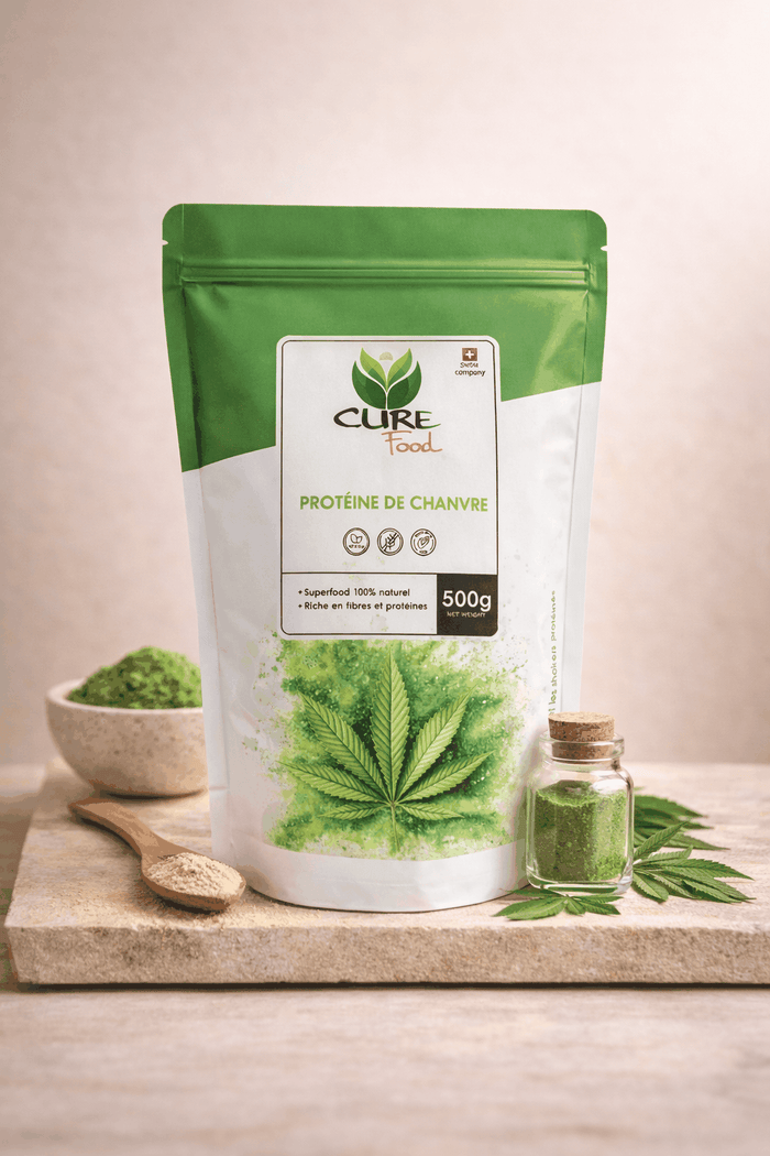 Hemp protein powder for plant-based smoothies and recipes