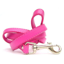 Hot pink nyakörv és póráz szett strasszkövekkel