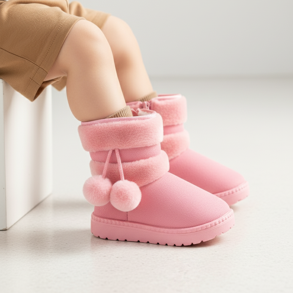 Warm Cozy Kids Boots – Ages 1–9-0