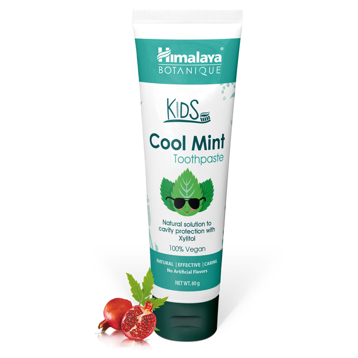 Himalaya Kids Cool Mint Toothpaste 80g for children's daily oral care