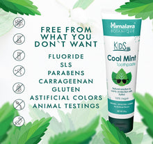 Himalaya Kids Cool Mint Toothpaste 80g for children's daily oral care