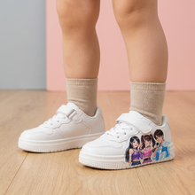 Kids White Sneakers – KPop Music Style (2–12 Years)-2