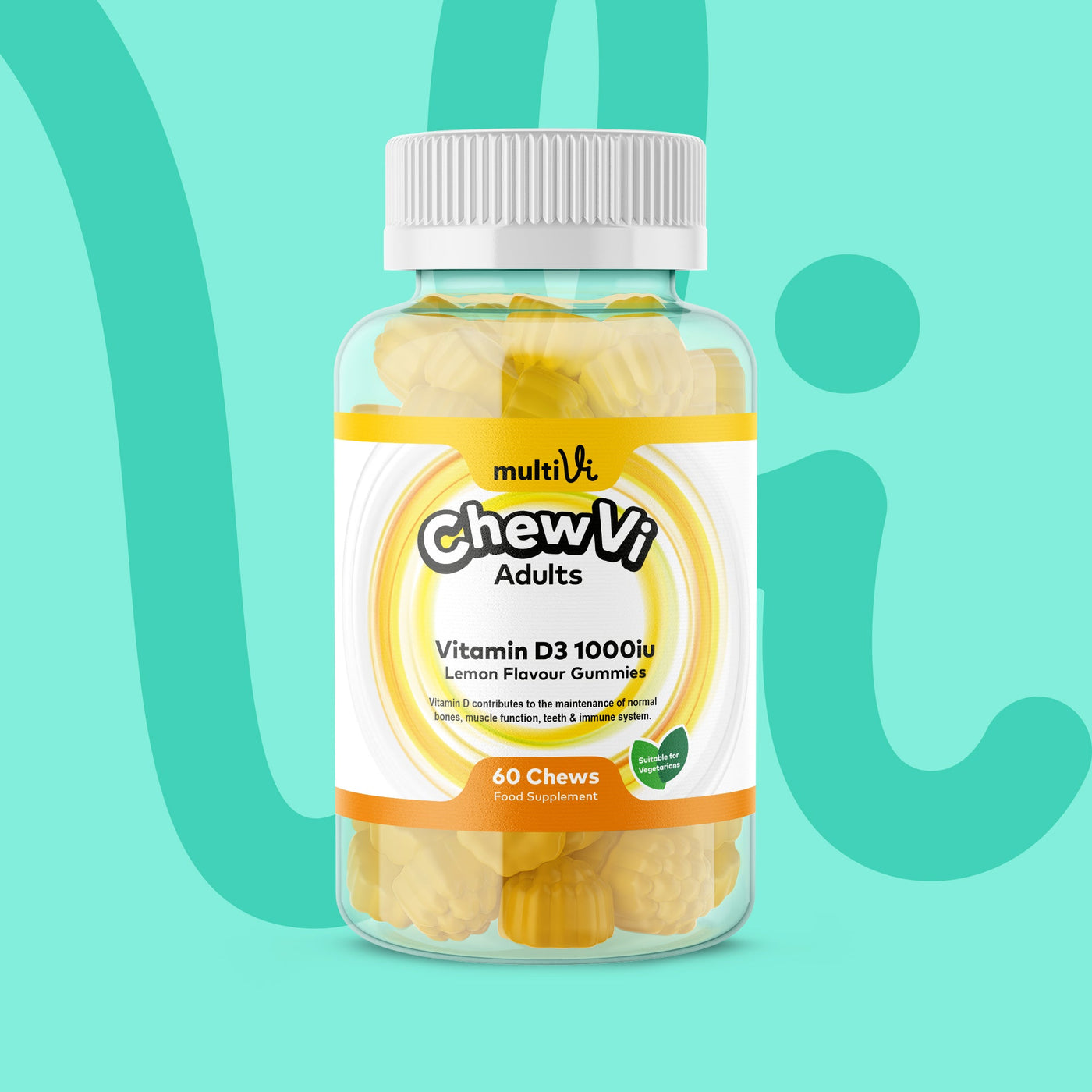 Vitamin D3 Gummies - Lemon Flavour-0
