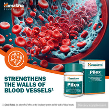 Himalaya Pilex herbal food supplement tablets, 100 count pack