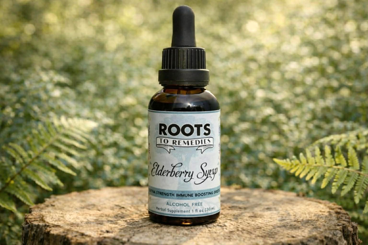 1 oz bottle of extra strength elderberry syrup drops