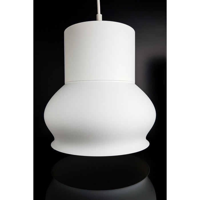 Nava Ivory Max matte ivory white 3D printed pendant light