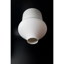 Teara Ivory Max ivory-white 3D printed pendant light with a softly curved drop-shaped form