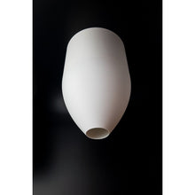Nova Ivory Max ivory-white 3D printed pendant light with tapered cone shape