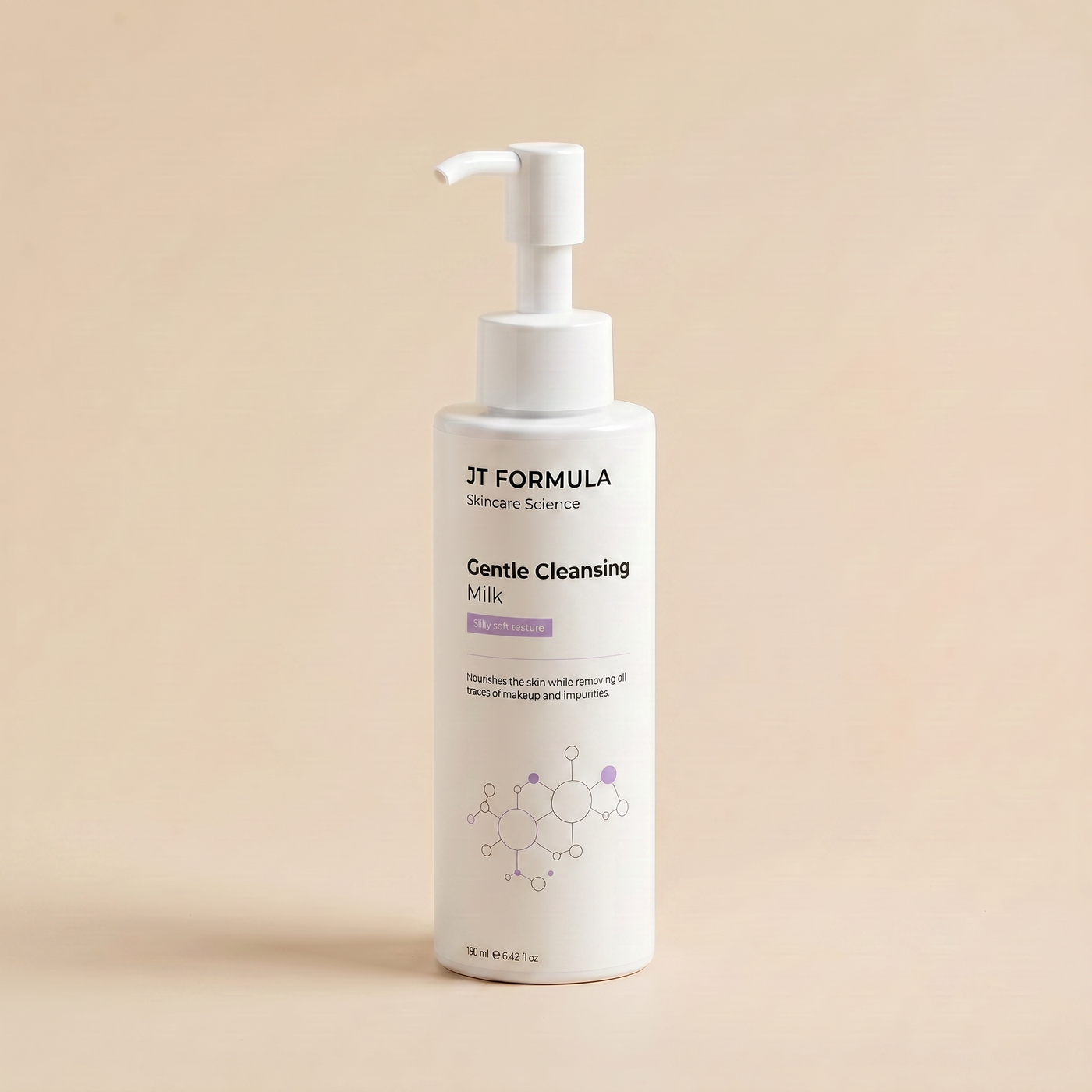 Gyengéd arctisztító tej 190 ml-es kiszerelésben