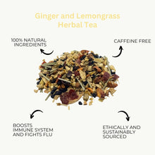 Gyömbéres-citromfüves szálas tea