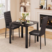 2 személyes étkezőgarnitúra üvegasztallal-2