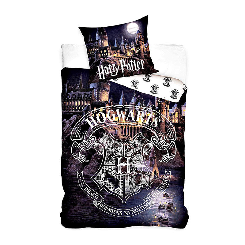 Harry Potter Hogwarts pamut ágyneműhuzat-szett