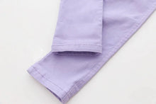 Pasztell színű gyerek leggings